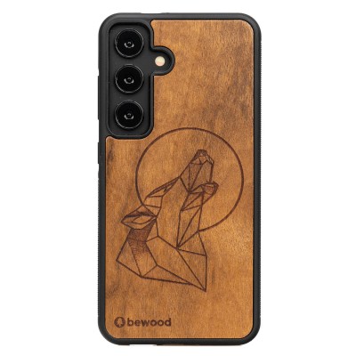 Obrazek dla: Drewniane Etui Bewood do Samsung Galaxy S25 WILK IMBUIA