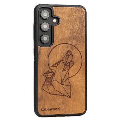 Obrazek 2 dla: Drewniane Etui Bewood do Samsung Galaxy S25 WILK IMBUIA