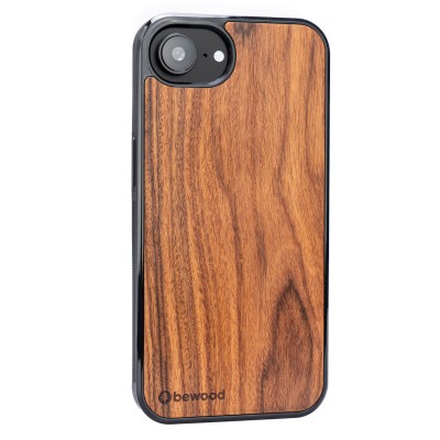 Picture 2 for: Apple iPhone 17e / 16e Rosewood Santos Bewood Wood Case
