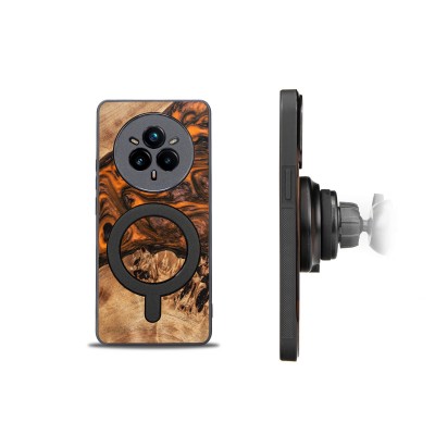 Picture 2 for: Bewood Resin Case for Realme 14 Pro Plus 5G  Orange with MagSafe