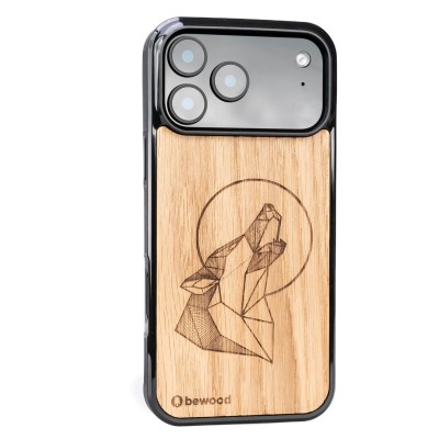 Obrazek 2 dla: Drewniane Etui Bewood do iPhone 17 Pro Max WILK DĄB