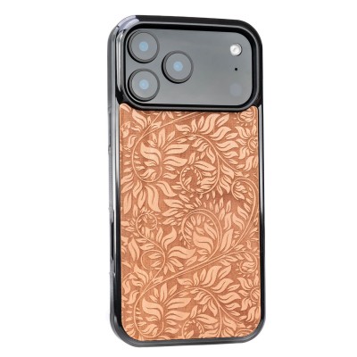 Obrazek 2 dla: Drewniane Etui Bewood do iPhone 17 Pro Max LIŚCIE JABŁOŃ