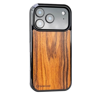 Obrazek 2 dla: Drewniane Etui Bewood do iPhone 17 Pro PALISANDER SANTOS