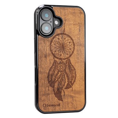 Obrazek 2 dla: Drewniane Etui Bewood do iPhone 17 ŁAPACZ SNÓW IMBUIA
