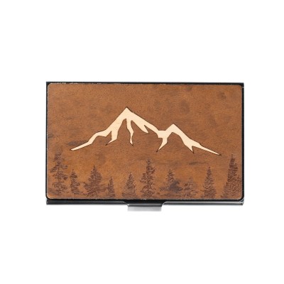 Picture 2 for: Business Card Holder Black Mountains Imbuia