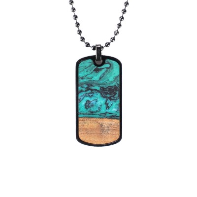 Picture for: Dog tag Bewood Unique Turquoise