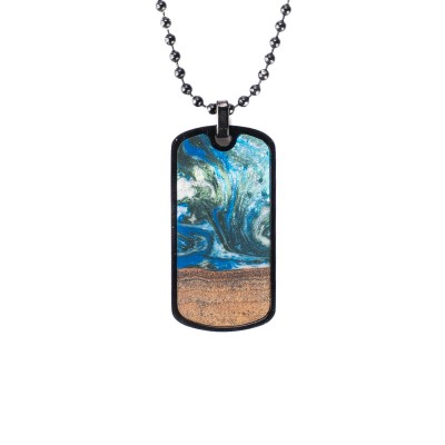 Picture for: Dog tag Bewood Unique  Planets  Earth