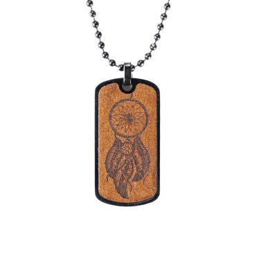 Picture for: Dog tag Bewood   Dreamcather Imbuia