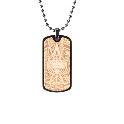 Picture for: Dog tag Bewood   Aztec Calendar Aniegre