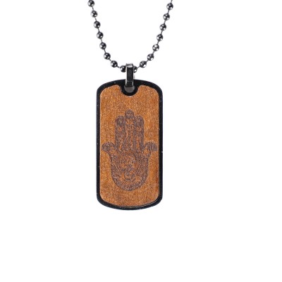 Picture for: Dog tag Bewood   Hamsa Imbuia