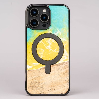 Obrazek dla: Etui iPhone 16 Pro Max Unique  Turquoise & Yellow MAGSAFE  Outlet  Ready 1301