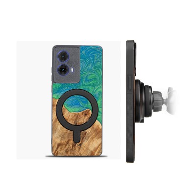 Picture 2 for: Bewood Resin Case for Motorola G85 5G  Neons  Tokyo with MagSafe