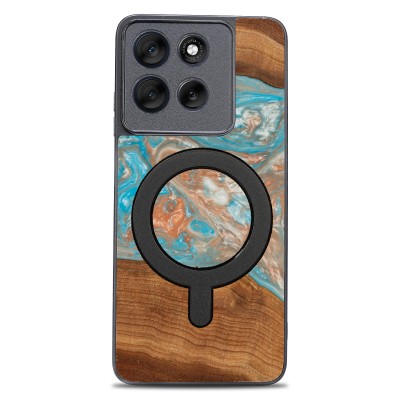 Picture for: Bewood Resin Case for Motorola G56 5G  Planets  Saturn with MagSafe