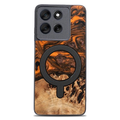 Picture for: Bewood Resin Case for Motorola G56 5G  Orange with MagSafe