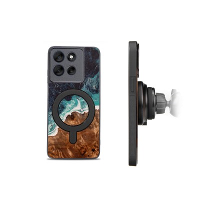 Picture 2 for: Bewood Resin Case for Motorola G56 5G  Dream  Island with MagSafe