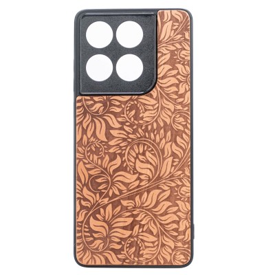 Obrazek dla: Drewniane Etui Bewood do Motorola Edge 70 LIŚCIE JABŁOŃ