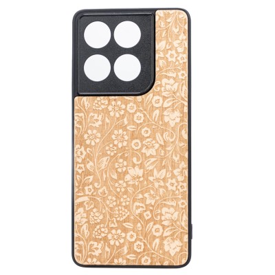 Obrazek dla: Drewniane Etui Bewood do Motorola Edge 70 KWIATY POLNE ANIEGRE