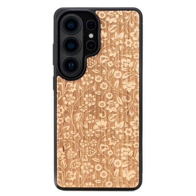 Obrazek dla: Drewniane Etui Bewood do Samsung Galaxy S26 Ultra KWIATY POLNE ANIEGRE