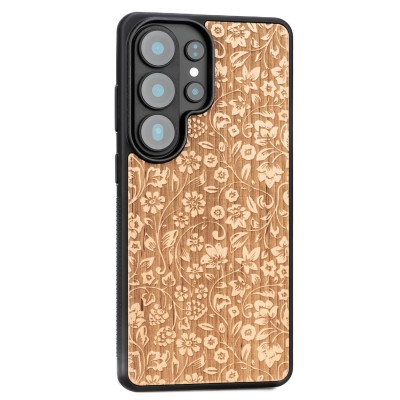 Obrazek 2 dla: Drewniane Etui Bewood do Samsung Galaxy S26 Ultra KWIATY POLNE ANIEGRE