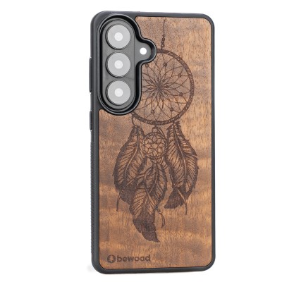 Obrazek 2 dla: Drewniane Etui Bewood do Samsung Galaxy S26 Plus ŁAPACZ SNÓW IMBUIA