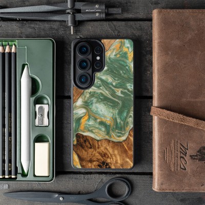 Picture 2 for: Bewood Resin Case for Samsung Galaxy S26 Ultra  4 Elements  Water