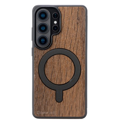 Obrazek dla: Drewniane Etui Bewood do Samsung Galaxy S26 Ultra DĄB WĘDZONY z MagSafe
