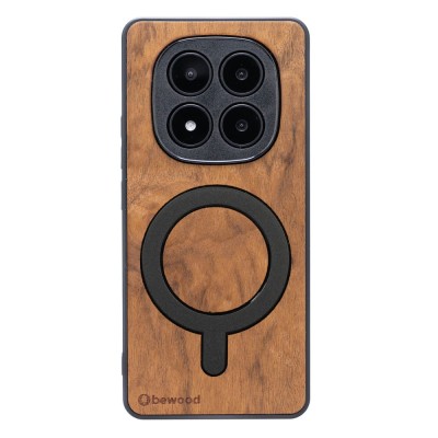 Obrazek dla: Drewniane Etui Bewood do Xiaomi Redmi Note 15 Pro Plus 5G IMBUIA z MagSafe