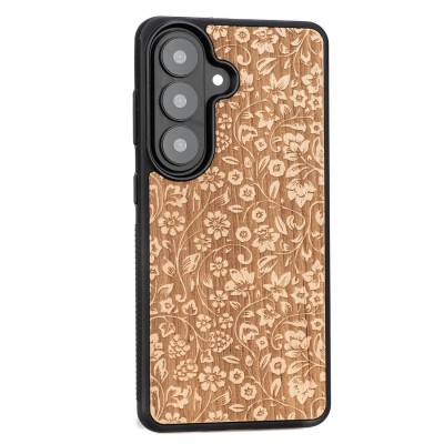 Picture 2 for: Samsung Galaxy A57 5G Flowers Anigre Bewood Wood Case