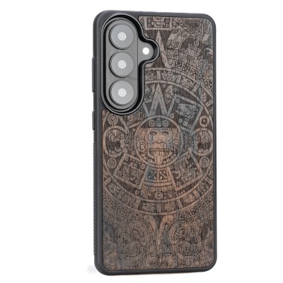 Picture 2 for: Samsung Galaxy A57 5G Aztec Calendar Ziricote Bewood Wood Case