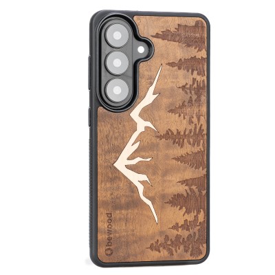 Obrazek 2 dla: Drewniane Etui Bewood do Samsung Galaxy A37 5G GÓRY IMBUIA