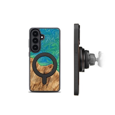 Picture 2 for: Bewood Resin Case for Samsung Galaxy A57 5G  Neons  Tokyo with MagSafe
