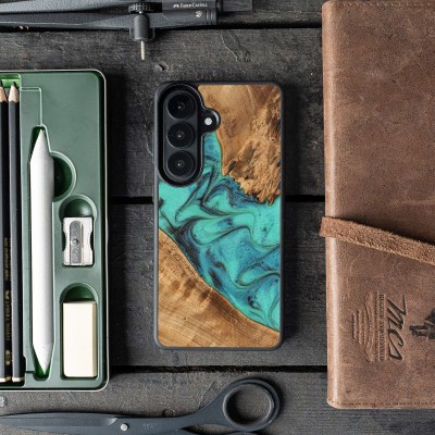 Picture 2 for: Bewood Resin Case for Samsung Galaxy A37 5G  Turquoise