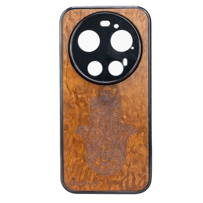 Obrazek dla: Drewniane Etui Bewood do Xiaomi 17 Ultra HAMSA IMBUIA