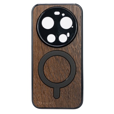 Obrazek dla: Drewniane Etui Bewood do Xiaomi 17 Ultra DĄB WĘDZONY z MagSafe
