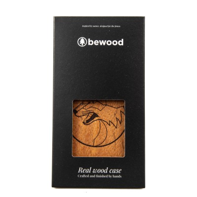 Obrazek 2 dla: Drewniane Etui Bewood do Motorola Edge 70 Pro 5G LIS MERBAU